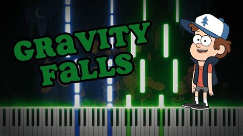 Gravity Falls Opening Theme Brad Breeck Piano YouTube