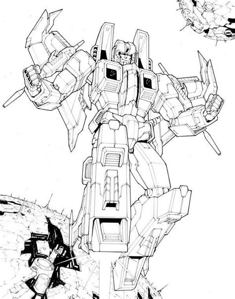 Transformers Prime Coloring Pages Starscream