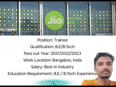 Reliance Jio Off Campus Freshers Hiring For Graduate Engineer