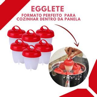 Forma Para Cozinhar Ovos De Silicone Eggletes Kit Pe As Mexido Ovo