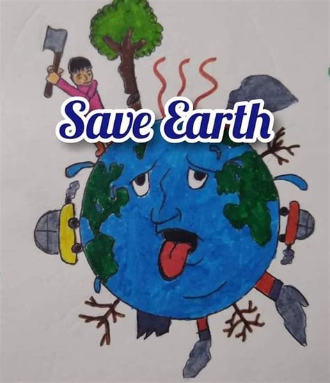 Save Nature Save Earth Drawings