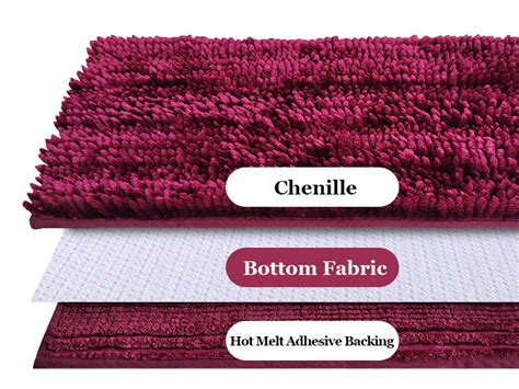 Civkor Bathroom Rugs Sets 2 Pieceburgundy Bath Mats For Bathroom24x16 And