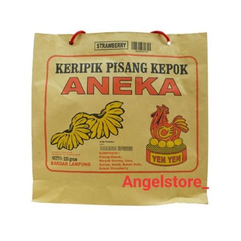 Jual Keripik Pisang Aneka Coklat Asli Yenyen Lampung Gr Keripik