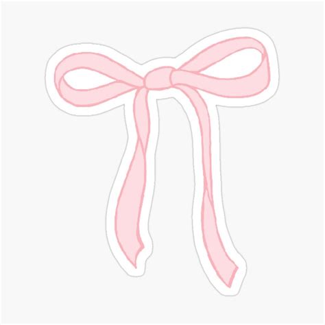 Coquette Pink Bow Sticker Sticker For Sale By Emmahaslam3 In 2024