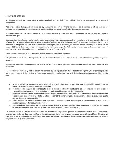 Decretos De Urgencia Espero Que Sea De Su Agrado Decretos De