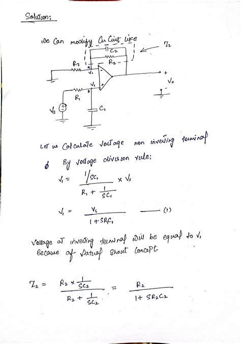 Solved Q Consider The Ac Circuit In Fig Q Derive The Closed