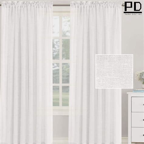 Natural Linen Blended Curtains Walmart