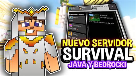 EL MEJOR SERVIDOR Survival OP Para MINECRAFT PE 1 20 62 Servidor Para