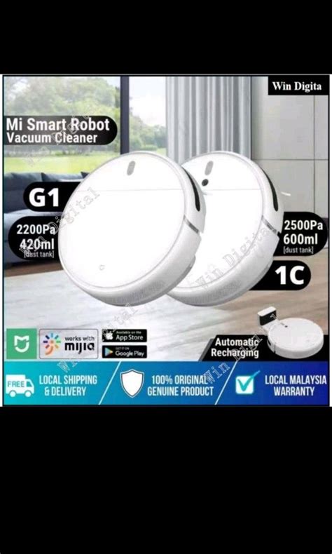Mijia robot Vacuum G1, Furniture & Home Living, Cleaning & Homecare ...