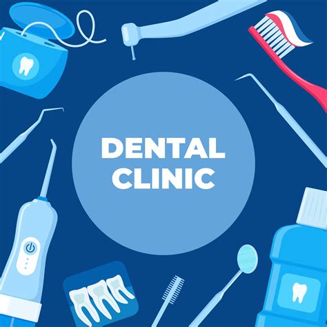 Dental clinic advertising banner template. Dentistry flyer. Dental