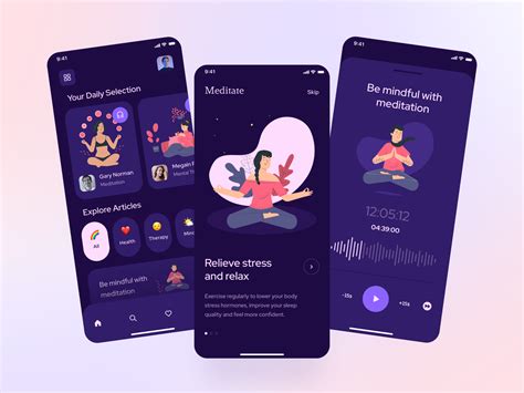 Meditation App By Dominika Snejdrova On Dribbble