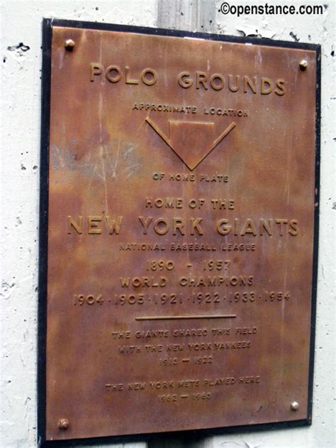 Polo Grounds - New York, NY | Ballpark Relics | Open Stance