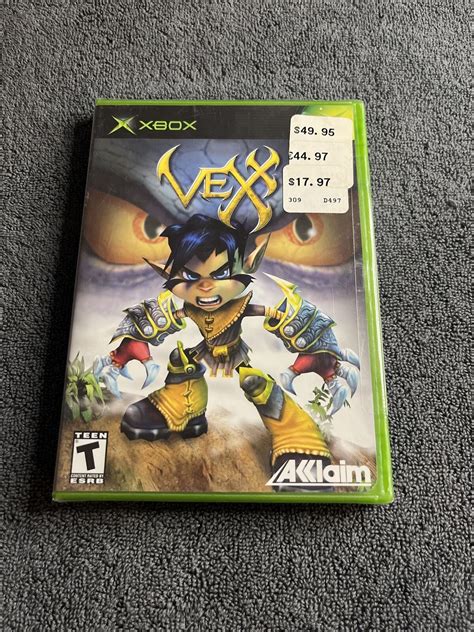 New Sealed Vexx Microsoft Xbox 2003 Rare Complete Cib