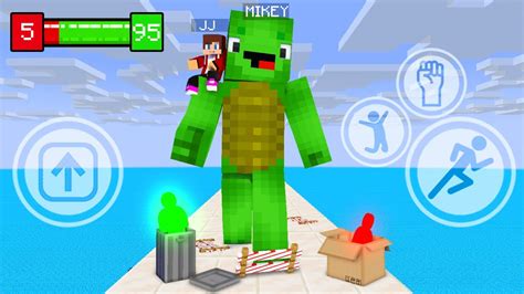 Tiny Jj Vs Biggest Mikey In Giant Rush Game Maizen Minecraft Animation Youtube