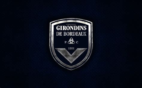 FC Girondins Bordeaux French Football Club Ligue 1 Leather Texture