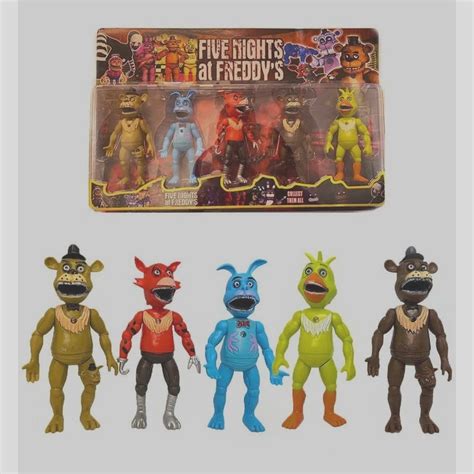 Kit Bonecos Animatronics Five Nights At Freddy S Five Em Promo O