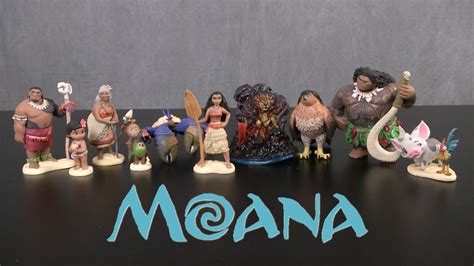 Disney Moana Deluxe Figurine Playset From The Disney Store Youtube