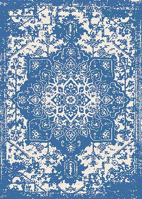 13 Blue Outdoor Rugs For Stylish And Soothing Decks And Patios