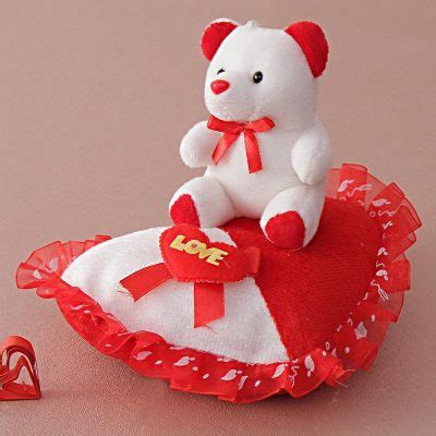 Teddy Bear Heart Soft Toy Giftteens Buy Gifts Online