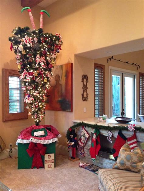 30 Beautiful Upside Down Christmas Tree Ideas Christmas Celebrations