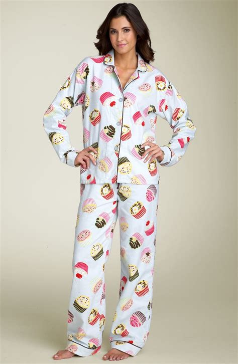 Pj Salvage Cupcake Flannel Pajamas Nordstrom