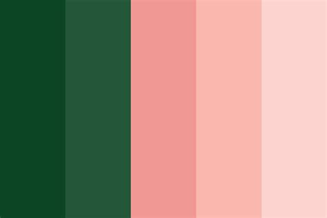 KAF0001 Emerald And Pink Color Palette Color Palette Pink Green