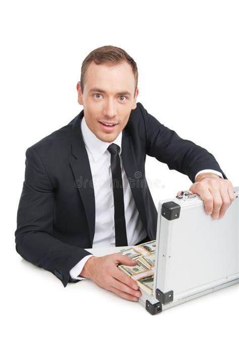 Rich buinessman. stock photo. Image of human, camera - 33214008