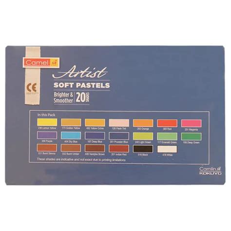 Camel Artist Soft Pastels Colours 20 Shades Jiomart