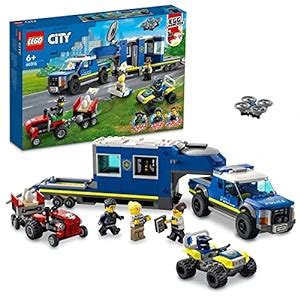 Lego City Police Mobile Command Truck Building Kit Pieces