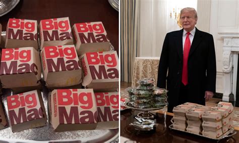 Donald Trump Orders Mcdonalds Feast With 300 Hamburgers And Many