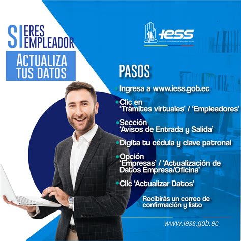 IESS On Twitter Si Eres Empleador Puedes Actualizar Tus Datos De