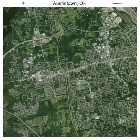 Aerial Photography Map of Austintown, OH Ohio