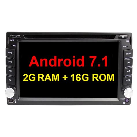 Eunavi Universal 2 Din Android 7 1 8 1 Car DVD Player GPS Wifi