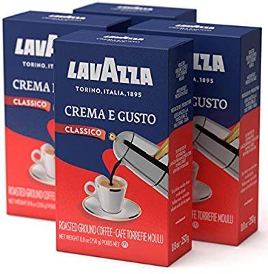 Amazon Lavazza Crema E Gusto Ground Coffee Blend Espresso Dark Roast