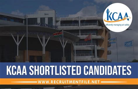 How To Check Kcaa Shortlisted Candidates 2023 2024 Pdf