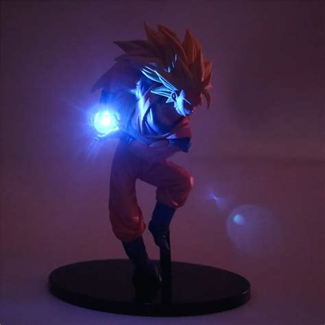 Dragon Ball Z Action Figures Night Light Son Goku Led Light Diy Anime