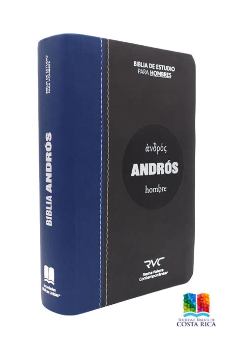 Biblia de Estudio Para Hombres Andrós Sociedad Bíblica CR