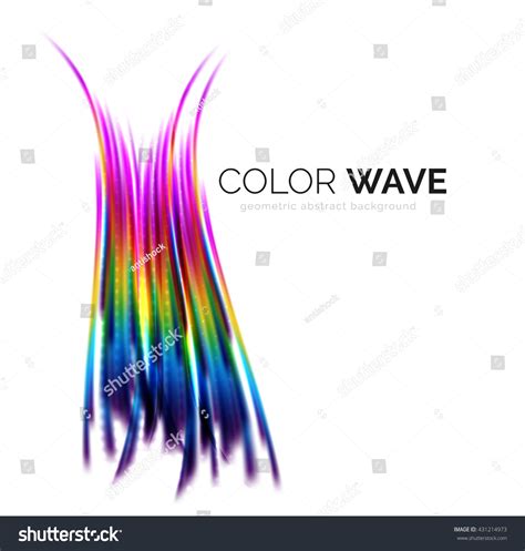 Vector Abstract Color Wave Design Element Stock Vector Royalty Free