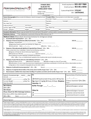 Fillable Online Bluelink TPA Enrollment Form Fillable