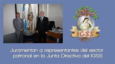 Juramentan A Representantes Del Sector Patronal En Junta Directiva Del