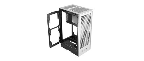 Revolt 3 Premium Itx Small Form Factor Case White With Power Hyte