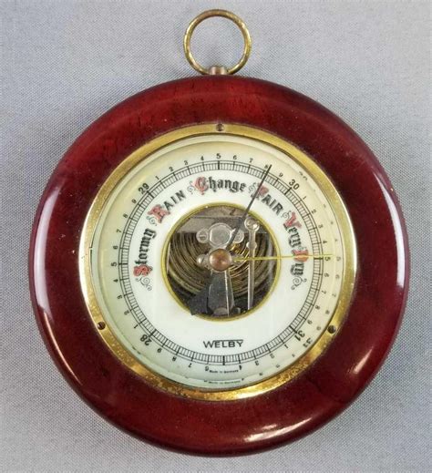 Vintage Welby Barometer Made In Western Germany Collectibles Figurines And Knick Knacks Art