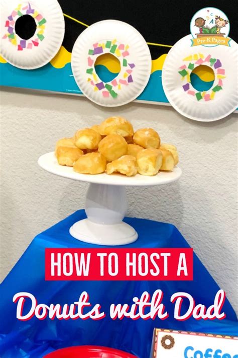 How to Host Donuts with Dad in Preschool - Pre-K Pages