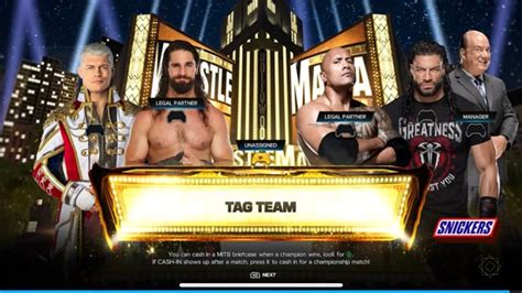 Wwe 2k24 Wrestlemania 40 Cody Rhodes And Seth Rollins Vs The Rock And Roman Reigns Fail 22 Youtube