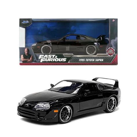 Miniatura Velozes E Furiosos Toyota Supra Preto Shopee Brasil