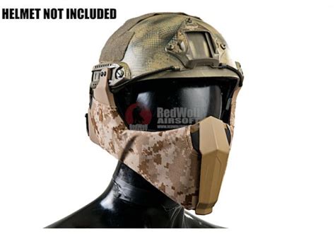 Tmc Mandible For Oc Highcut Helmet Aor1 Redwolf