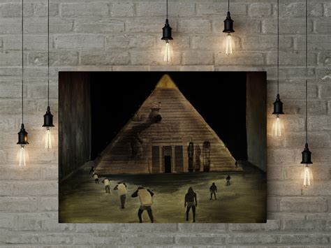 Pyramid Arte Digital Por Dodi Ballada Artmajeur