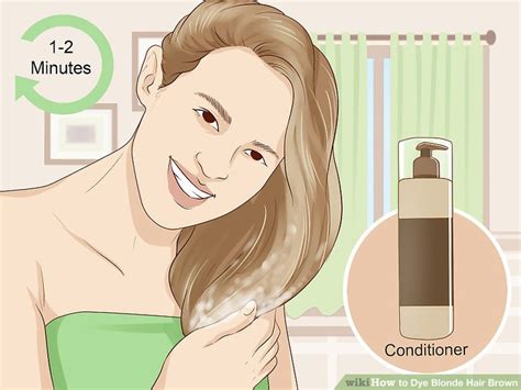 Easy Ways To Dye Blonde Hair Brown 11 Steps With Pictures