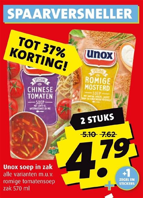 Unox Soep In Zak 570 Ml Aanbieding Bij Nettorama