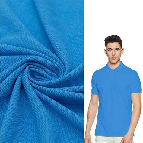 100 Polyester Knitted Pique Fabric Mesh Fabric Polo Shirt Fabric